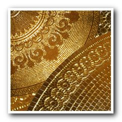 Мозаичное панно - «Золото»