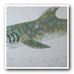Мозаичное панно - «Акула»