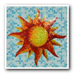 Мозаичное панно - «Солнце»